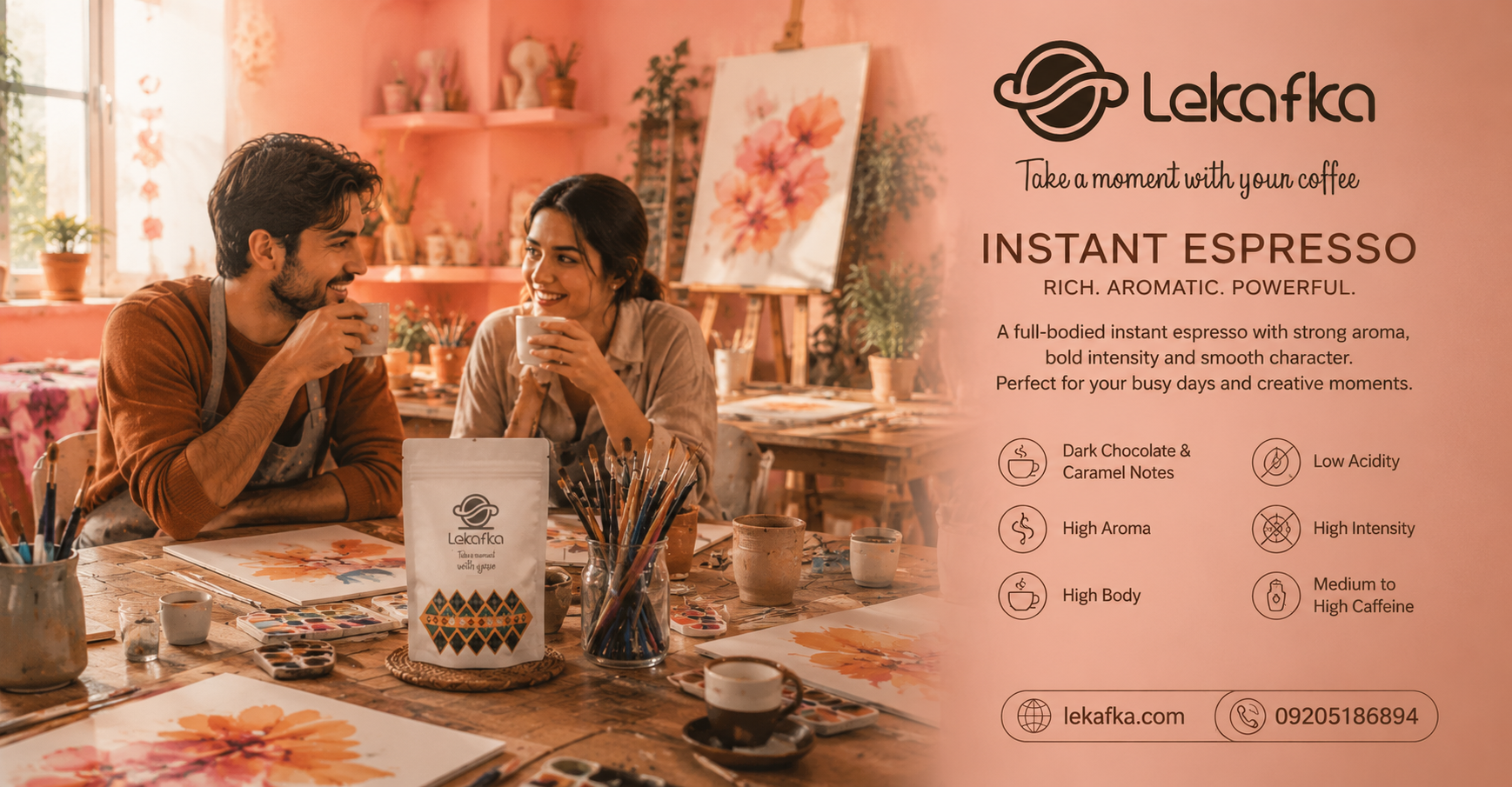 اسپرسو فوری لکافکا؛ قهوه‌ای غلیظ و خوش‌عطر برای مصرف سریع و روزمره