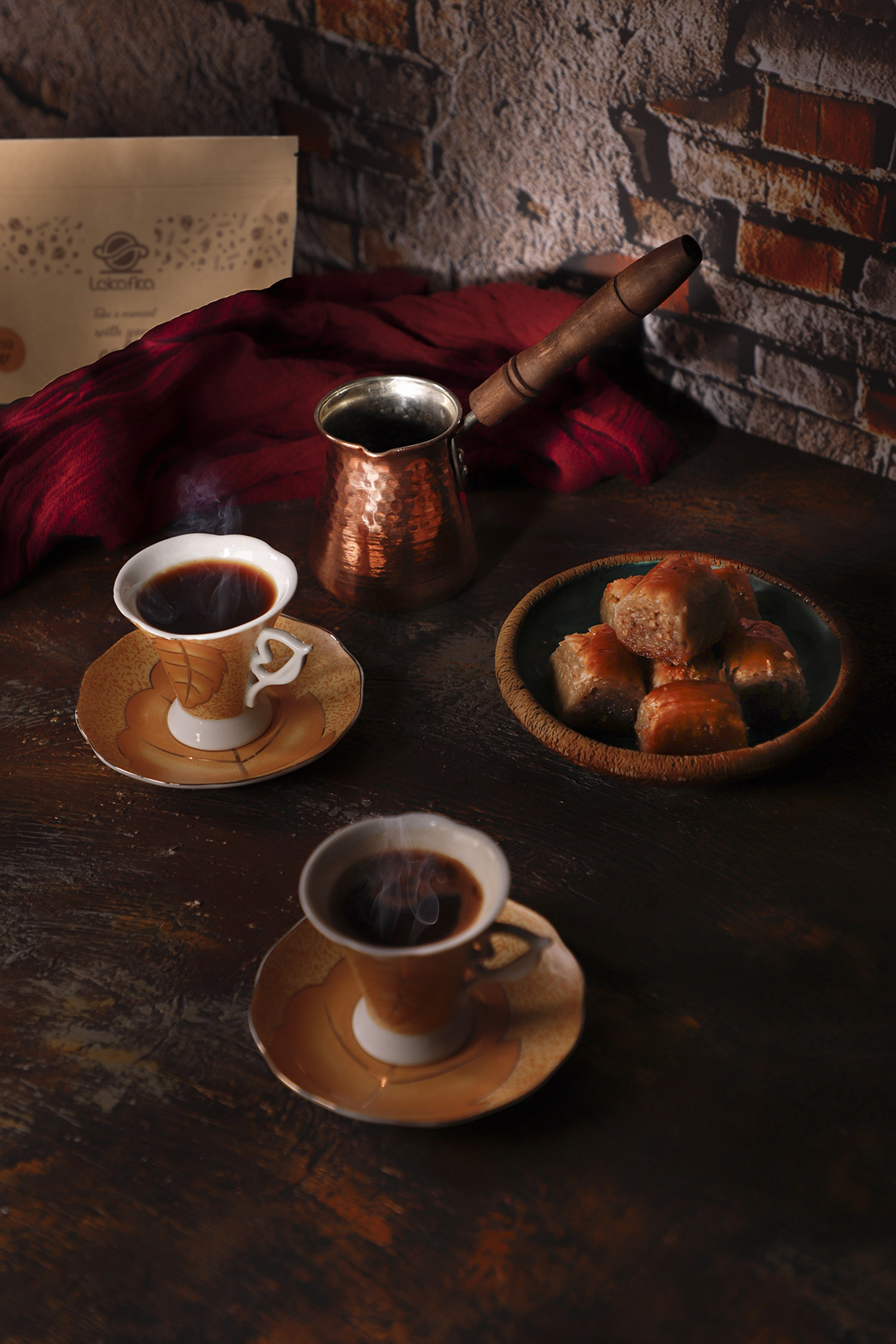 جذوه کوچک دسته چوبی