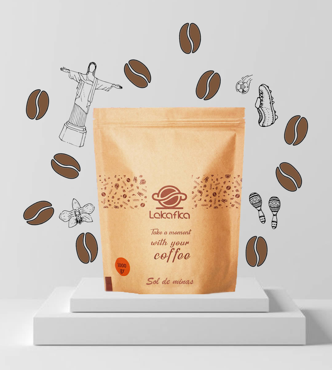 قهوه برزیل سول د میناس (عربیکا)