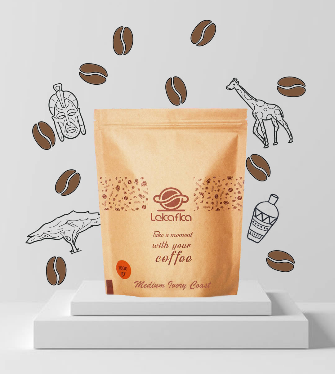 قهوه ساحل عاج مدیوم (روبوستا)