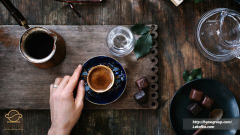 قهوه ترک با فرنچ پرس